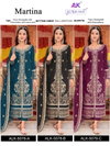 Martina 5078 A To C By Al Khushbu Georgette Pakistani Suits Wholesale Online
